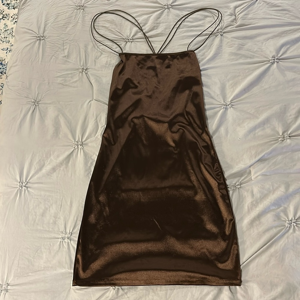 Satin minidress